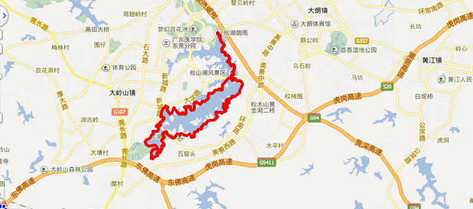 松山湖环湖绿道